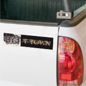 813 T-TOWN Bumpersticker (Op Truck)