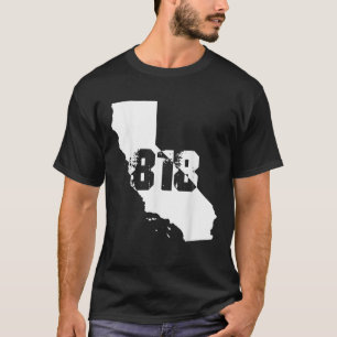 818 Strong Los Angeles California Area Code Nummer T-shirt