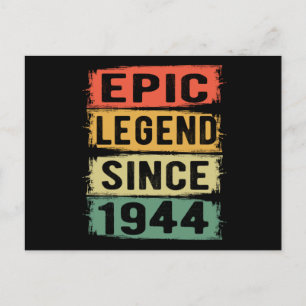 81 Jaar Verjaardag 1944 Epische Legende 81e Verjaa Briefkaart