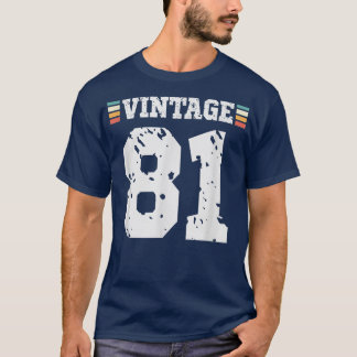  81-jarige Happy 81-jaars sport T-shirt