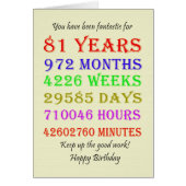 81e anniversaire Jalons (Devant)