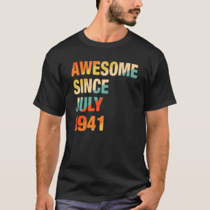 81e verjaardag Geweldige sinds juli 1941 81 Y T-shirt