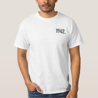 81e verjaardag van het cadeau sinds 1942 t-shirt