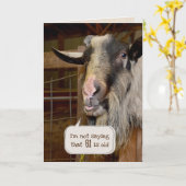 81ste geit van de geboorte kaart (Gele Bloem)