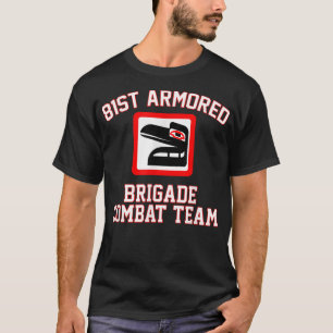 81ste gepantserde brigade-team veteraan vader t-shirt