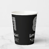 81ste verjaardag — Art Deco Geïnspireerde look "81 Papieren Bekers (Links)
