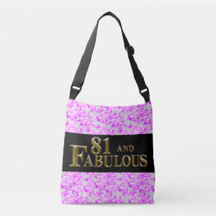 81ste verjaardag  crossbody tas