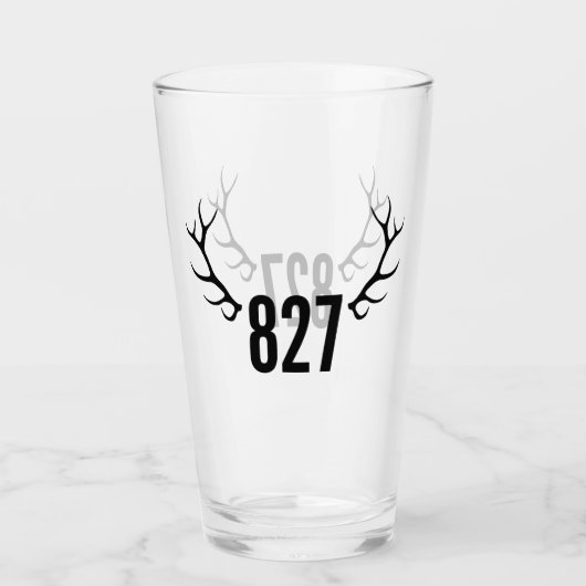 827 Elks Horns Glas (Voorkant)