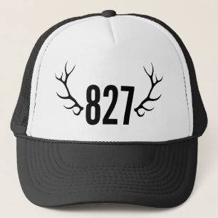 827 Elks Horns Trucker Pet