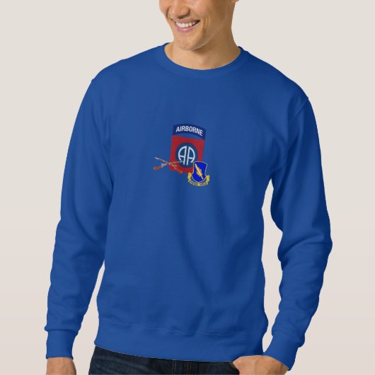 82D Airborne 504th Infantry Sweatshirt (Voorkant)