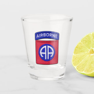 82e ABN Airborne Division Fort Bragg veteranen Shot Glas