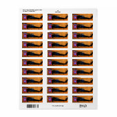 82e ABN DIV Luchtlandingsdivisie Fort Bragg Vetera Etiket (Full Sheet)