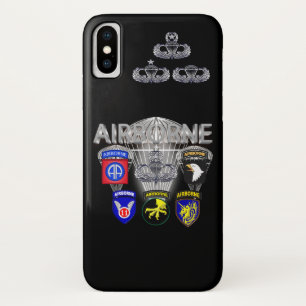82e Airborne Divisie “All The Way” iPhone X Hoesje