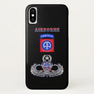 82e Airborne Divisie “All The Way” iPhone X Hoesje