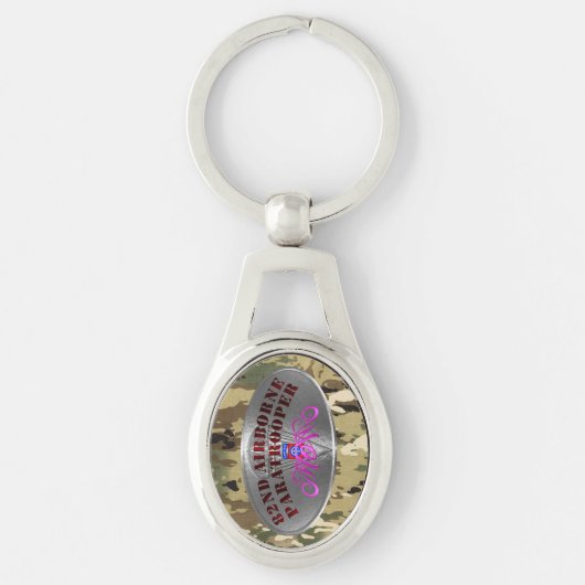 82e AIrborne Divisie Moeder Sleutelhanger (Voorkant)