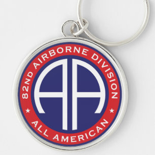 82e Airborne Division All American Casual Patch Sleutelhanger