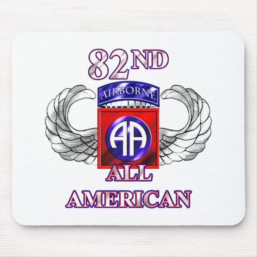 82e Airborne Division All American Muismat (Voorkant)