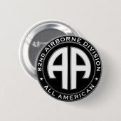 82e Airborne Division Casual Patch Ronde Button 5,7 Cm (Voorkant /achterkant)
