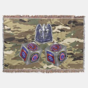 82e Airborne Division Custom Cube Design Deken