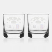 82e Airborne Division Paratrooper Whisky Glas (Achterkant)