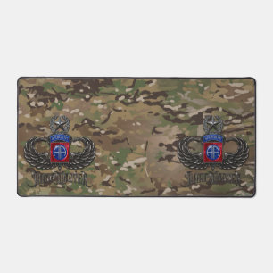 82e Airborne Jumpmaster Camo Desk Mat