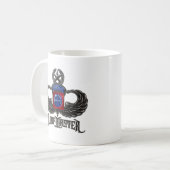 82e Airborne Jumpmaster White Coffee Mok (Voorkant links)
