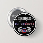 82e airborne Pin Ronde Button 5,7 Cm (Voorkant /achterkant)