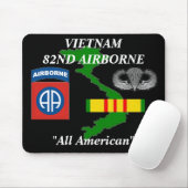 82e Airborne Vietnam Mousepad 2/b Muismat (Met muis)