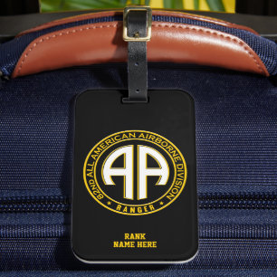 82e All American Airborne - Ranger Status Bagagelabel