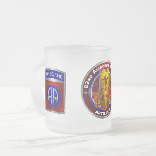 82e bunkerbakkerij matglas koffiemok (Voorkant links)