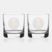 82e divisie Artillerie-brigade Whisky Glas (Achterkant)