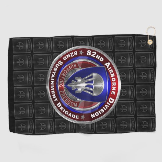 82e divisie Duurzaamheidsbrigade in de luchtvaart Golfhanddoek (Horizontaal)