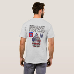 82e divisie sergeant eerste klas t-shirt