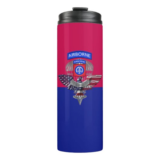 82e divisie Winged veteraan Thermosbeker (Voorkant)