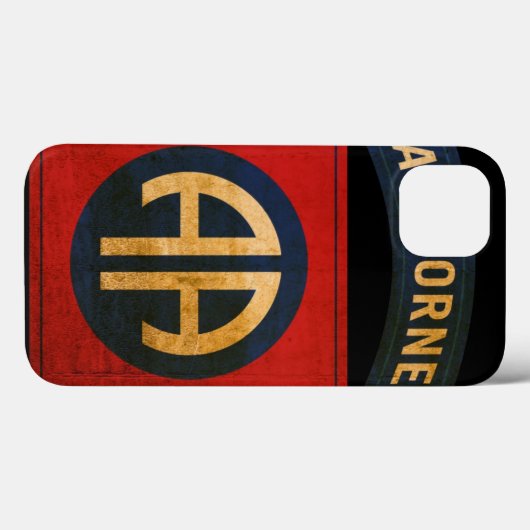82e division ABN iPhone Extrême Coque dur (Verso (horizontal))
