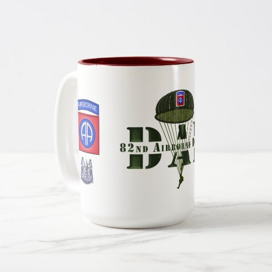 82e division aéroportée "DAD" Travel Mug (Devant gauche)