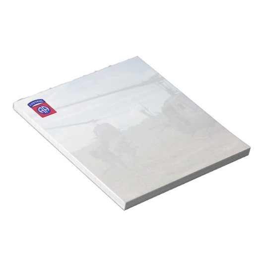 82e division aéroportée vietnam patch Bloc-notes (Incliné)