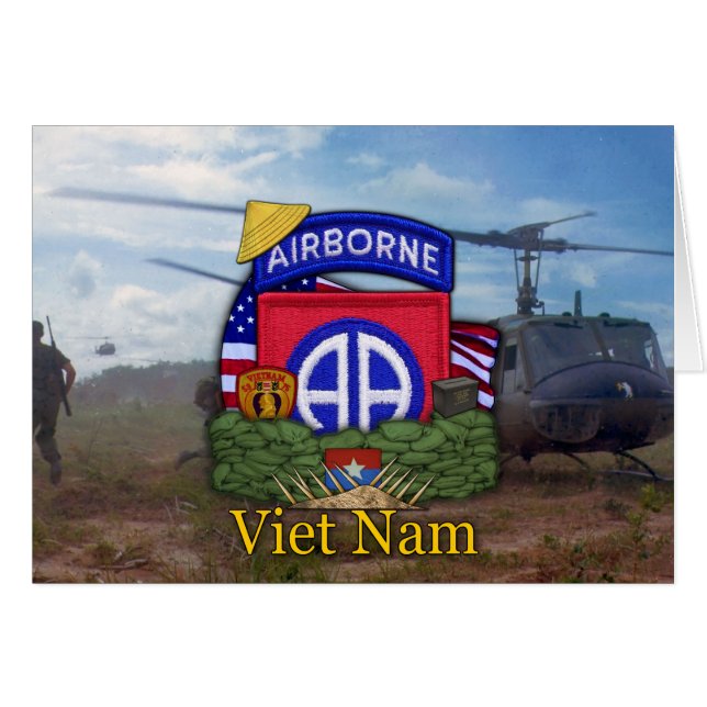 82e division aéroportée vietnam vets (Devant Horizontal)