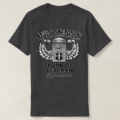 82e gevechtsveteraan Afghanistan T-shirt (Design voorkant)