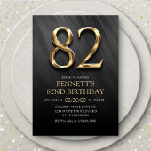 82e Invitation d'anniversaire