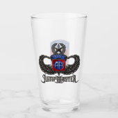 82e Jumpmaster aéroporté Verre à pinte de 16 oz (Devant)