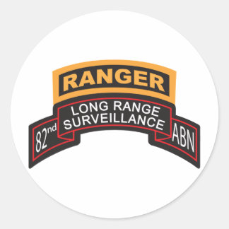 82e LRS-schuifwiel in de lucht, Tab Ranger Ronde Sticker