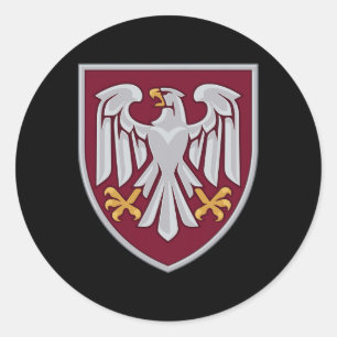 82e Luchtassaultbrigade (Oekraine) Oekraïense lege Ronde Sticker