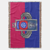 82e luchtdivisie Koolontwerp Deken (Voorkant Verticaal)