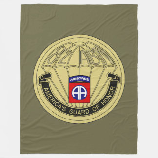 82e Luchtlandingsdivisie – America's Guard of Hono Fleece Deken