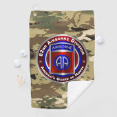 82e Luchtlandingsdivisie Golfhanddoek (Insitu)
