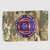 82e Luchtlandingsdivisie Golfhanddoek (Horizontaal)