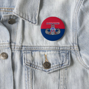 82e Luchtlandingsdivisie Ronde Button 5,7 Cm
