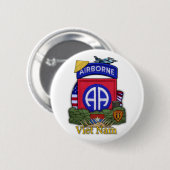 82e Luchtlandingsdivisie Vietnam War Button (Voorkant /achterkant)