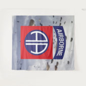 82e LUCHTLANINGS DIVISIE FOTOAchtergrond 2 Wandkleed (Voorkant (horizontaal))